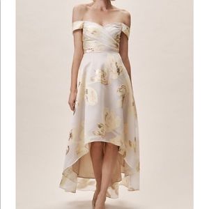 BHLDN off shoulder dress